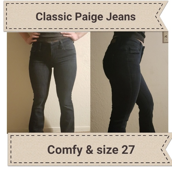 PAIGE Denim - Paige Dark Wash Denim Jeans